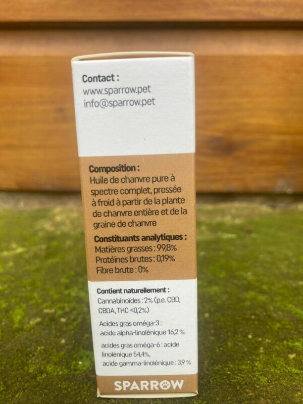 Huile de chanvre avec CBD 225 SPARROW