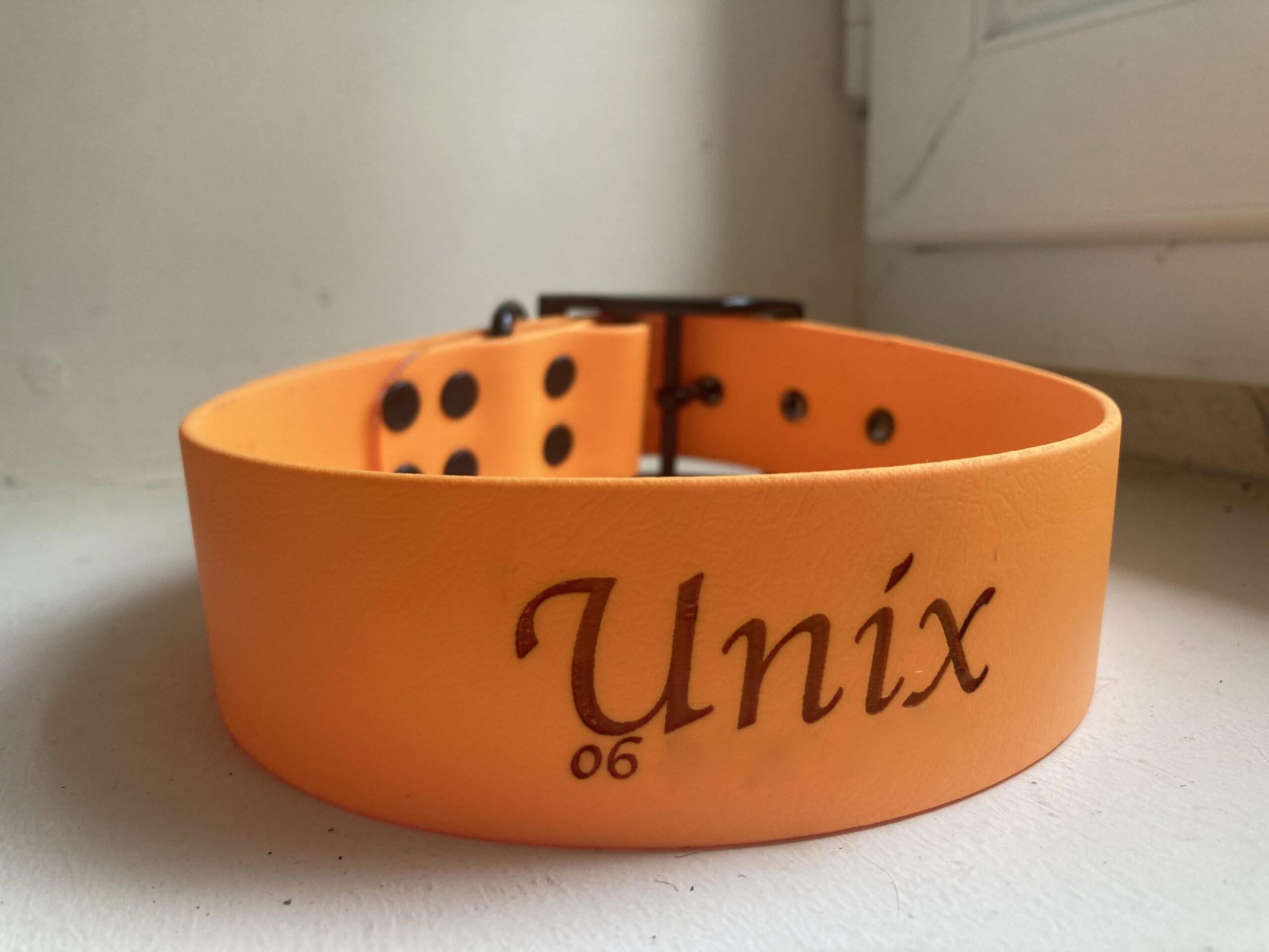 Collier unicolore modele Jarka Forest Pets 37