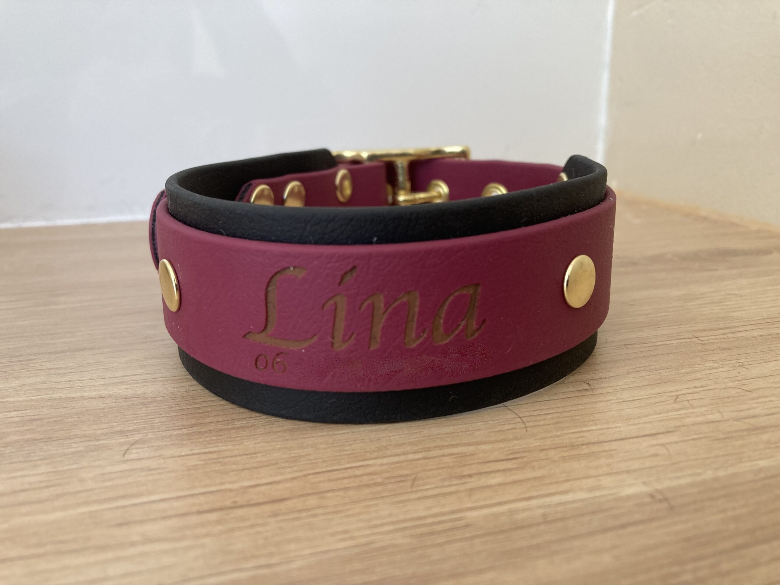 Collier deux couleurs - modèle naiko - Forest Pets 37