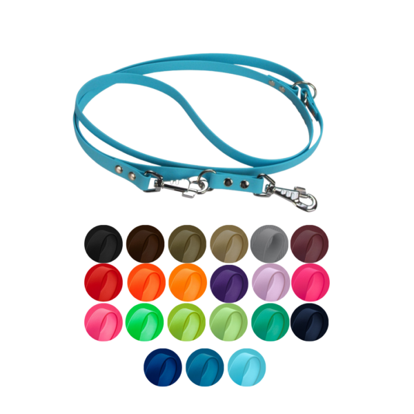 Laisse 3 point biothane - 19 mm -Laisse pour chien - forest pets 37